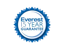 Everest 15 year guarantee badge