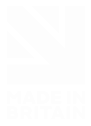 Made in Britain logo in green and white