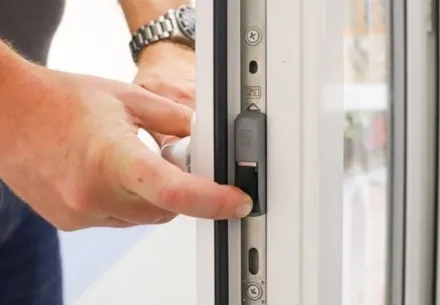 Hand operating Everest conservatory window latch mechanism