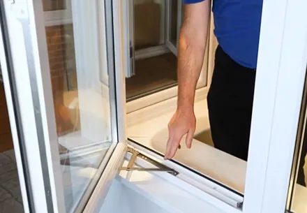 Everest conservatory window being opened