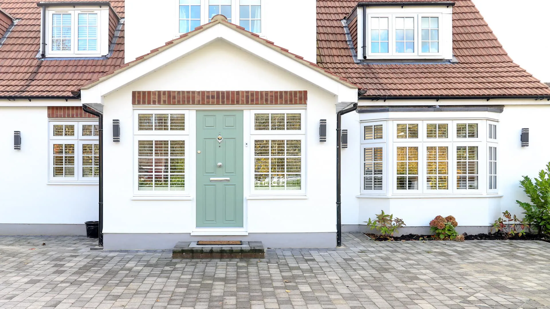 Everest conservatory front door sage green