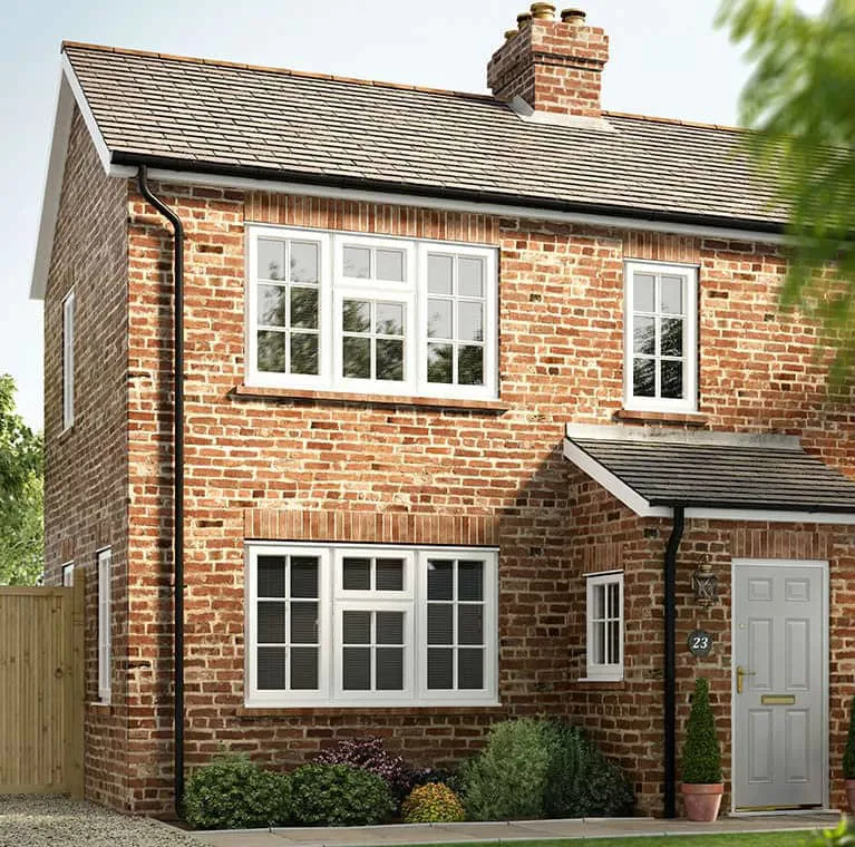 Everest white uPVC windows for homes