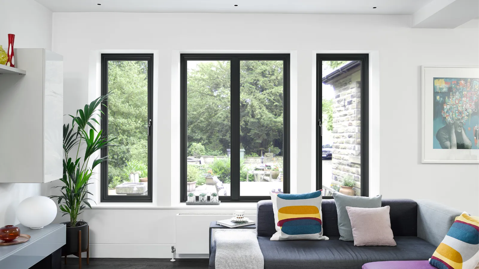 Black Aluminium window